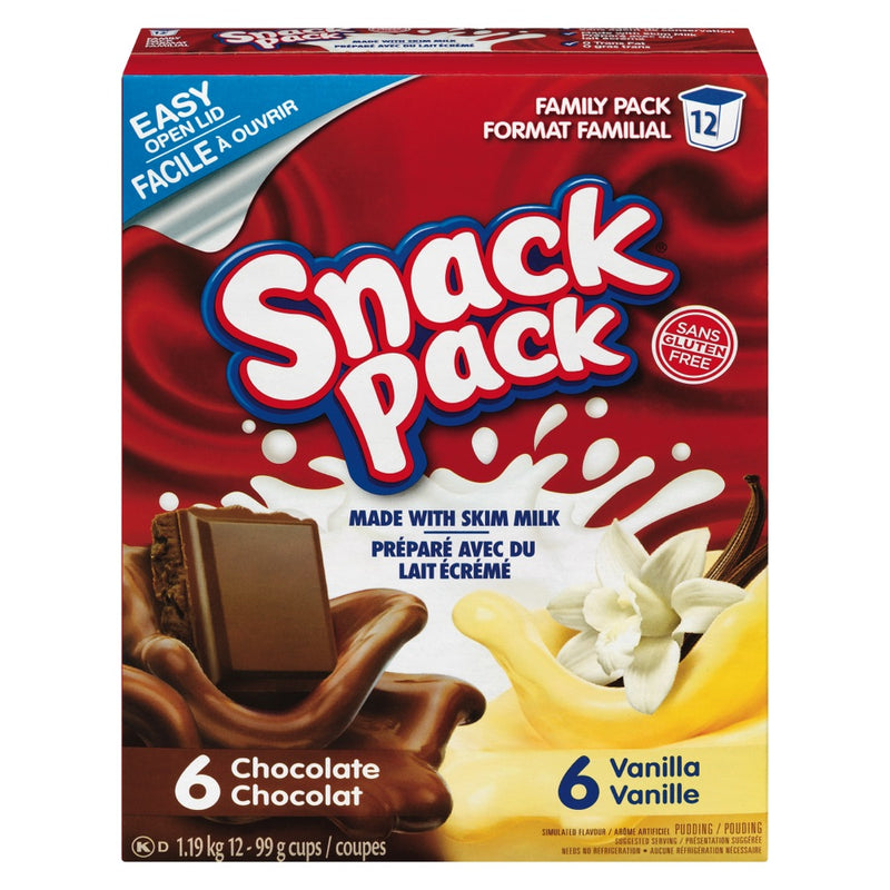 HUNTS PUDDINGS CHOC & VAN [12 PK]