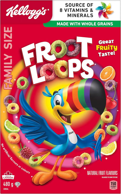 KELLOGG FROOT LOOPS FAM PK [480 GM]