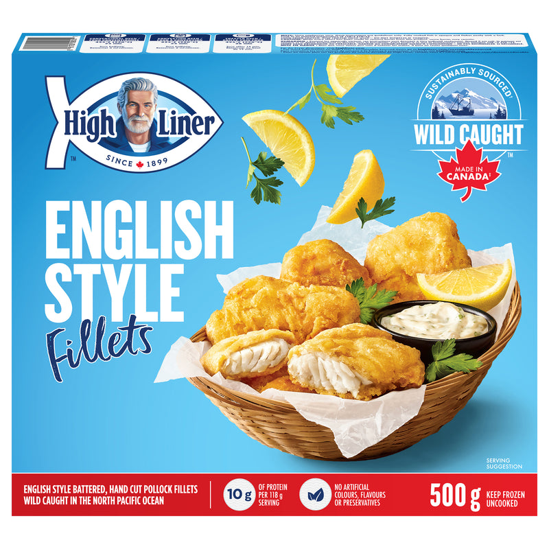 H/LINER FILLET IN BATTER ENGLI [500 GM]