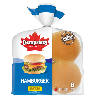 DEMPSTERS BUNS HAMBURGER [8 PK]