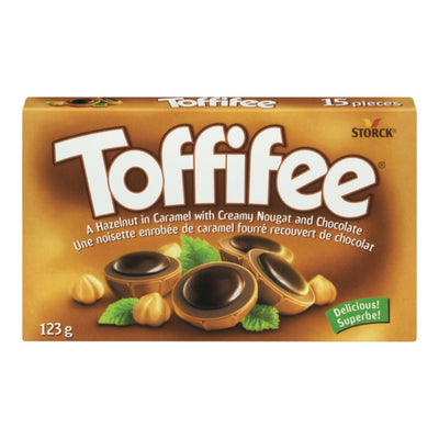 Storck Toffifee A Hazelnut in Caramel with Creamy Nougat and Chocolate, 123 g