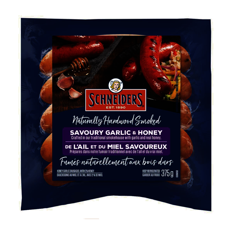 SCHN HONEY GARLIC SAUSAGE [375 GM]