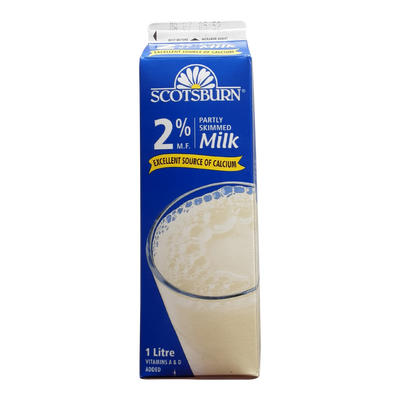 SCOTSBURN MILK 2% CARTON [1 LT]