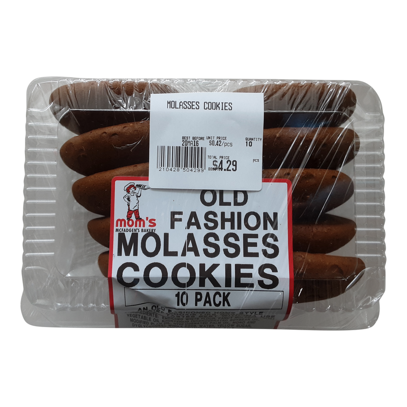 OLD FASHION MOLASSES COOKIES [10 PK]