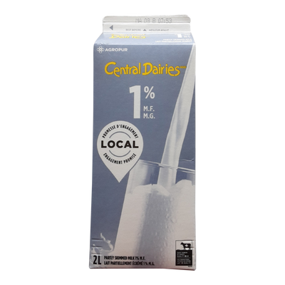 C/DAIRIES 1% MILK CARTON [2 LT]