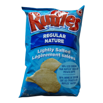 RUFFLES LIGHTLY SALTED [200 GM]