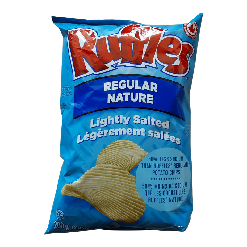 RUFFLES LIGHTLY SALTED [200 GM]