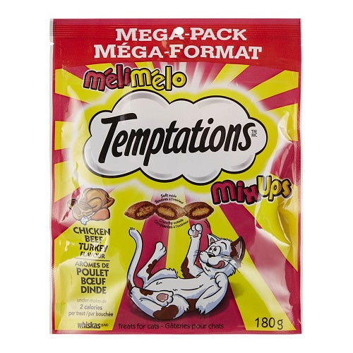 WHISKAS TEMPTATIONS MIXUPS [180 gm]