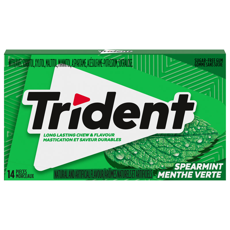 TRIDENT SLB SPEARMINT SGL [14 PK]