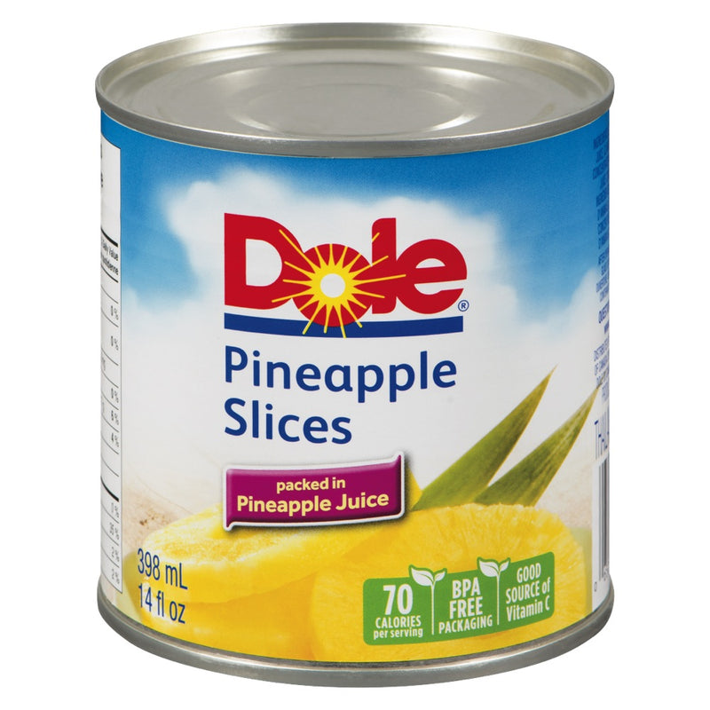 DOLE SLICED UNSWT P/APPLE [398 ml]