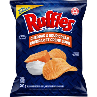RUFFLES SOUR CREAM CHEDDAR [200 GM]
