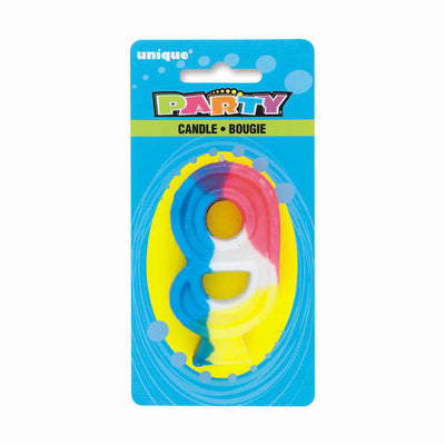 UNIQUE BIRTHDAY CANDLES 9 [1 EA]