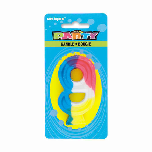 UNIQUE BIRTHDAY CANDLES 9 [1 EA]