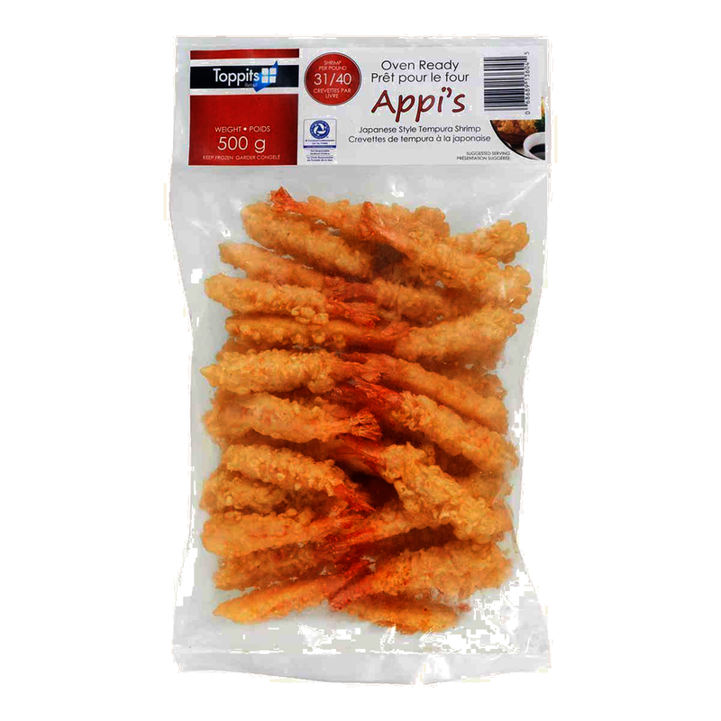 TOPPITS TEMPURA SHRIMP 31/40 [500 GR]