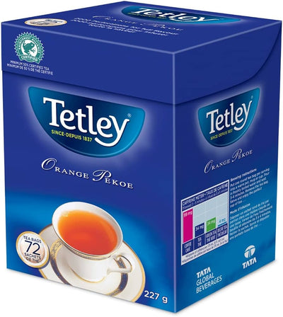 TETLEY TEA BAGS ORANGE PEKOE [72 PK]