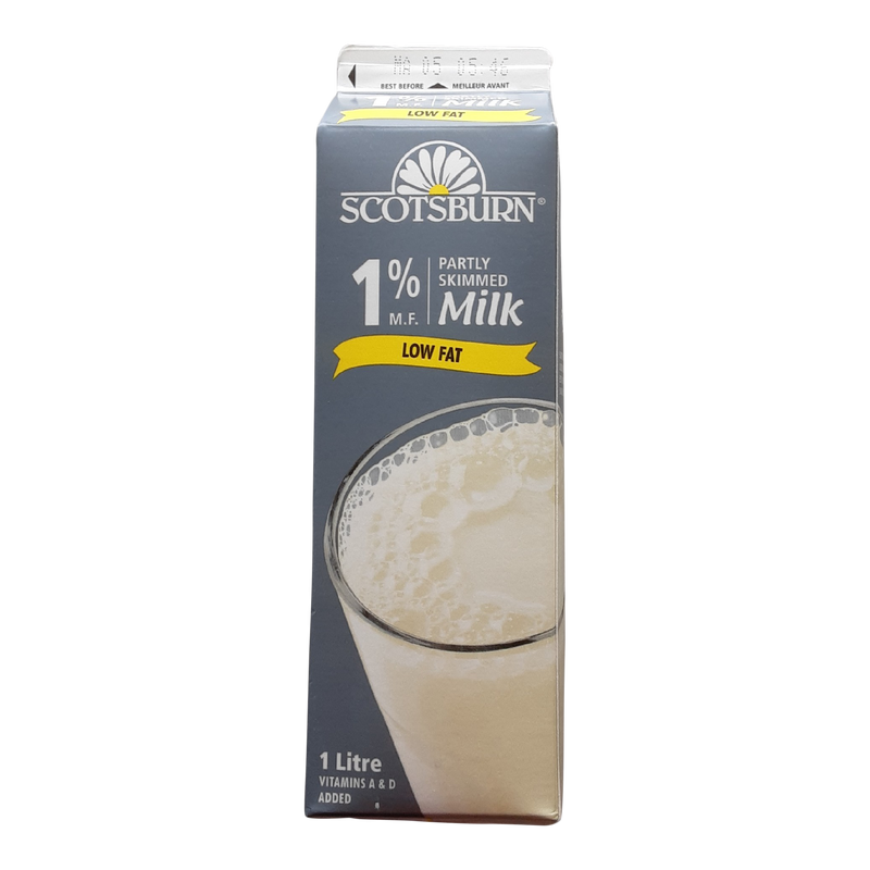 SCOTSBURN MILK 1% CARTON [1 LT]