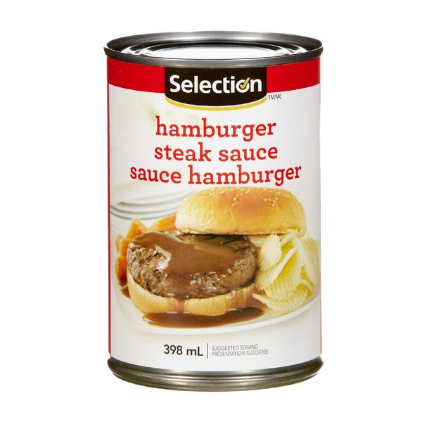 SELECTION HAMBURGER STEAK SCE [398 ml]