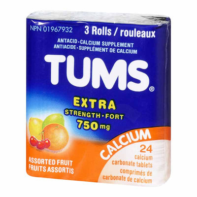 TUMS EXTRA STRNG FRUIT [3 PK]