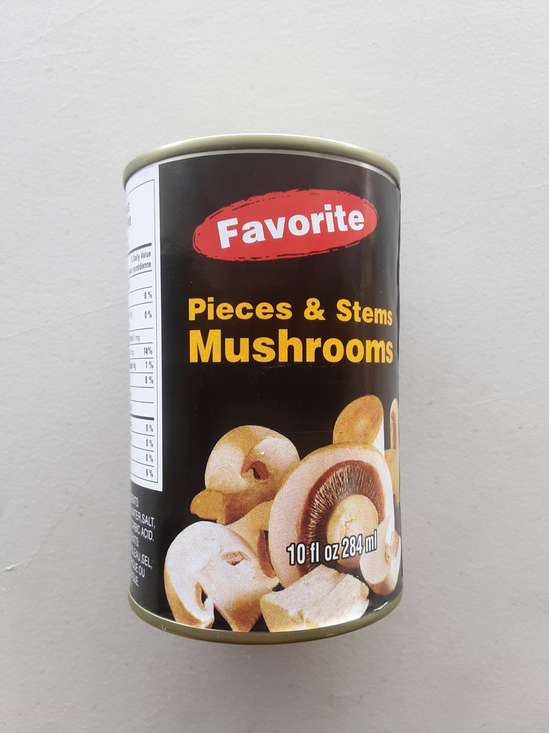 FAV MUSHROOM PIECES & STEM [284 ml] - 3 for $4.00