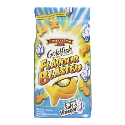 PF GOLDFISH SALT & VINEGAR [180 GM] - 2 for $6.00