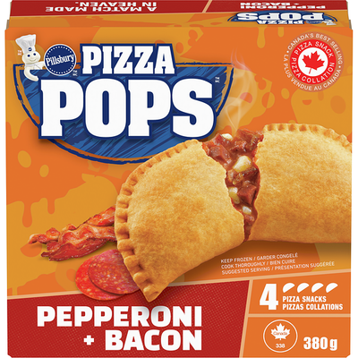 PILLSBURY PIZZA POPS PEP & BAC [380 GR]