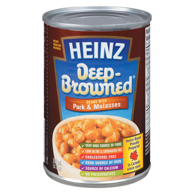 HEINZ BEANS PORK MOLASSES [398 ml] - 4 for $5.00