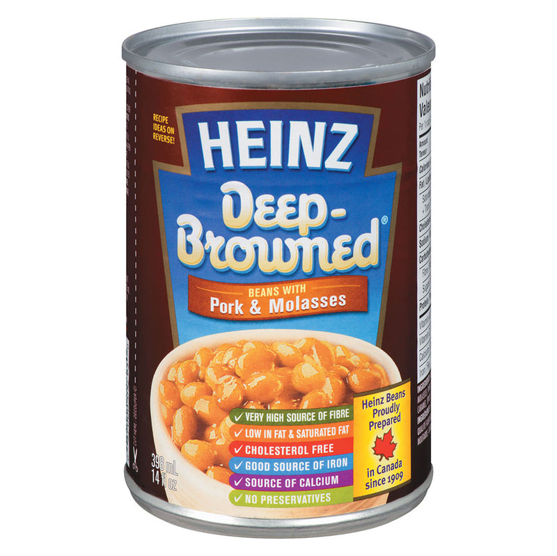 HEINZ BEANS PORK MOLASSES [398 ml] - 4 for $5.00