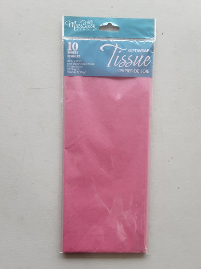 TISSUE PAPER - PASTEL PINK - 1 [1 ea]