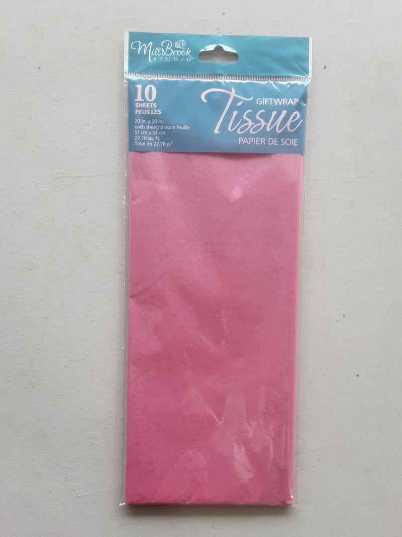 TISSUE PAPER - PASTEL PINK - 1 [1 ea]