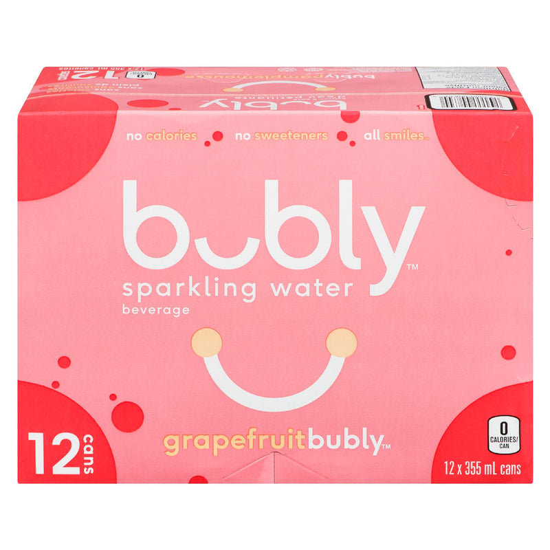 Bubly Grapefruit Bubly Sparkling Water, 355 mL, 12 ct - 2 for $16.00