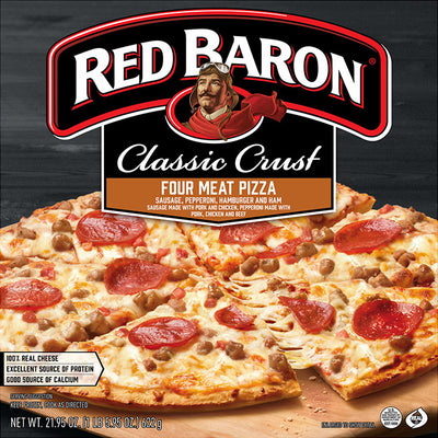 RED BARRON CC FOUR MEAT PIZZA [665 GR]