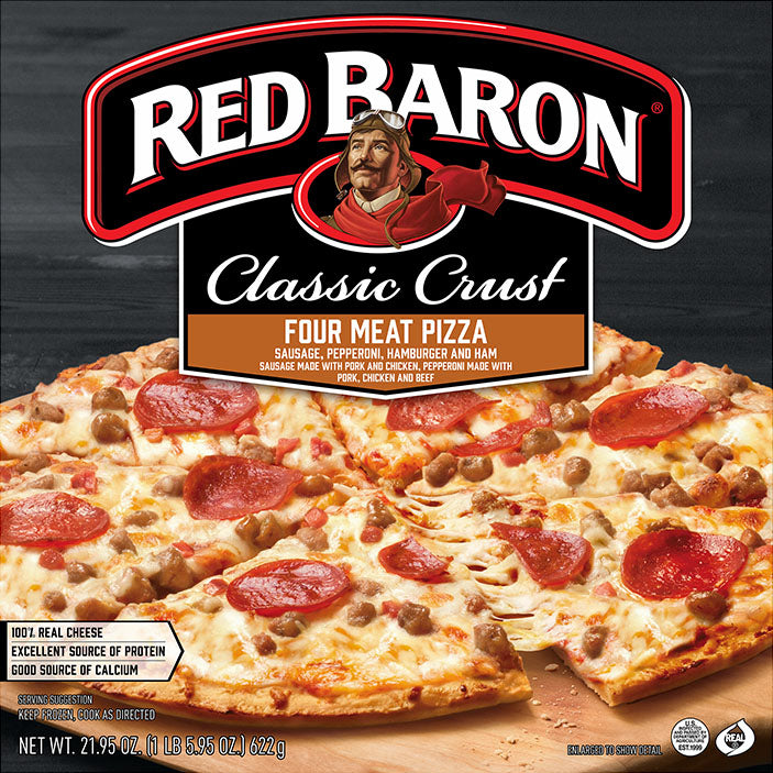 RED BARRON CC FOUR MEAT PIZZA [665 GR]