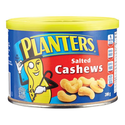 PLANTERS CASHEWS ROASTED SALT [200 GR]