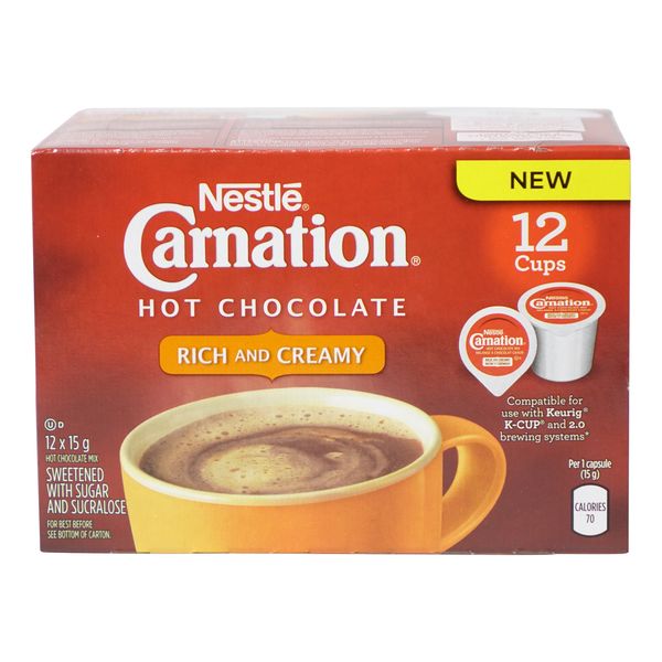 CARNATION HOT CHOC RICH POD [12 PK]