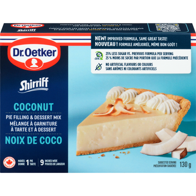 SHIRRIFF COCONUT PIE FILL [130 GM]