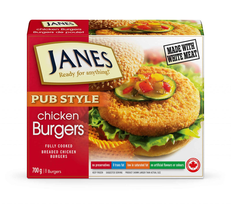 JANES PUB CHICKEN BURGERS [700 GM]