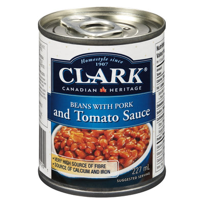 CLARK BEANS & PORK IN TOM SCE [227 ml]