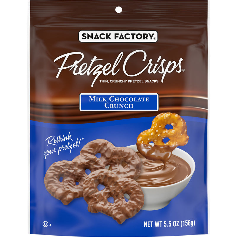 SF PRETZEL CRISPS MILK CHOC CR [155 GM]