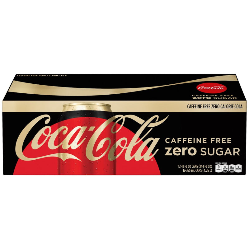 COCA COLA ZERO CAFFEINE FREE [12 PK]