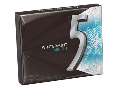 5 ASCENT WINTERMINT GUM [15 PC]