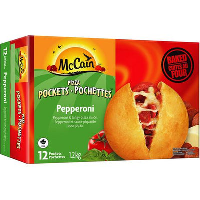 McCAIN PIZZA POCKET PEPP 12PK [1.2 kg]
