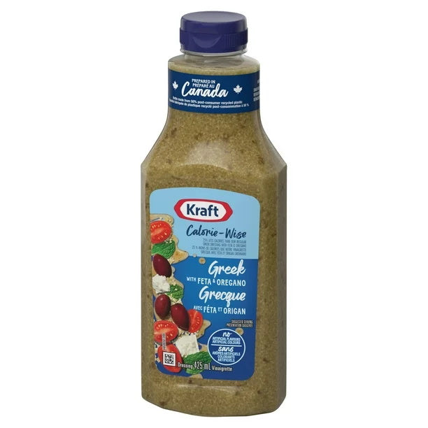 KRAFT CAL WISE GREEK FETA/ORE [425 ml] - 2 for $7.00