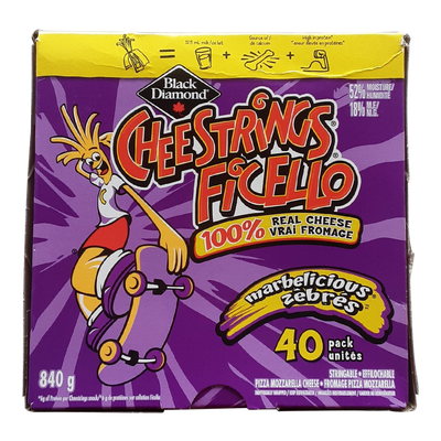 Black Diamond Cheestrings Marbelicious, 40 ct