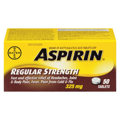 ASPIRIN TABLETS [50 PK]