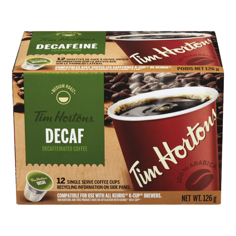 TIM HORTON 12CT DECAF K CUP [126 GM]