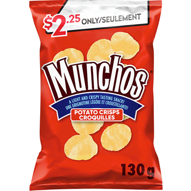 MUNCHOS POTATO CRISPS [130 GR]