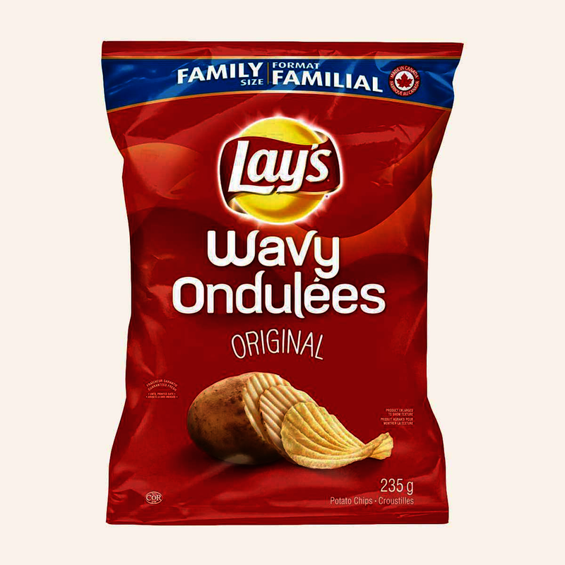 LAYS WAVY ORIGINAL [235 GR] - 2 for $8.50