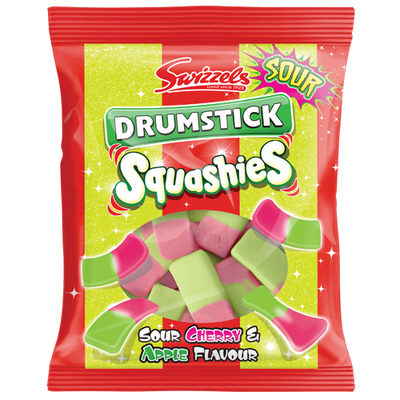SQUASHIES CANDY CHERRY APPLE [160 GR]