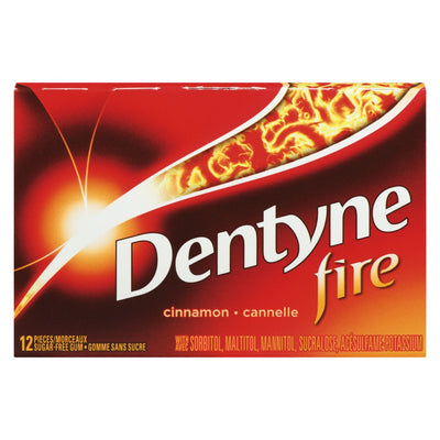 DENTYNE FIRE CINNAMON GUM [12 GM]