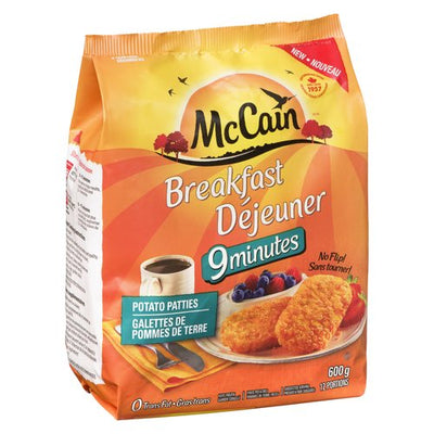 McCain Breakfast Potato Patties, 600 g